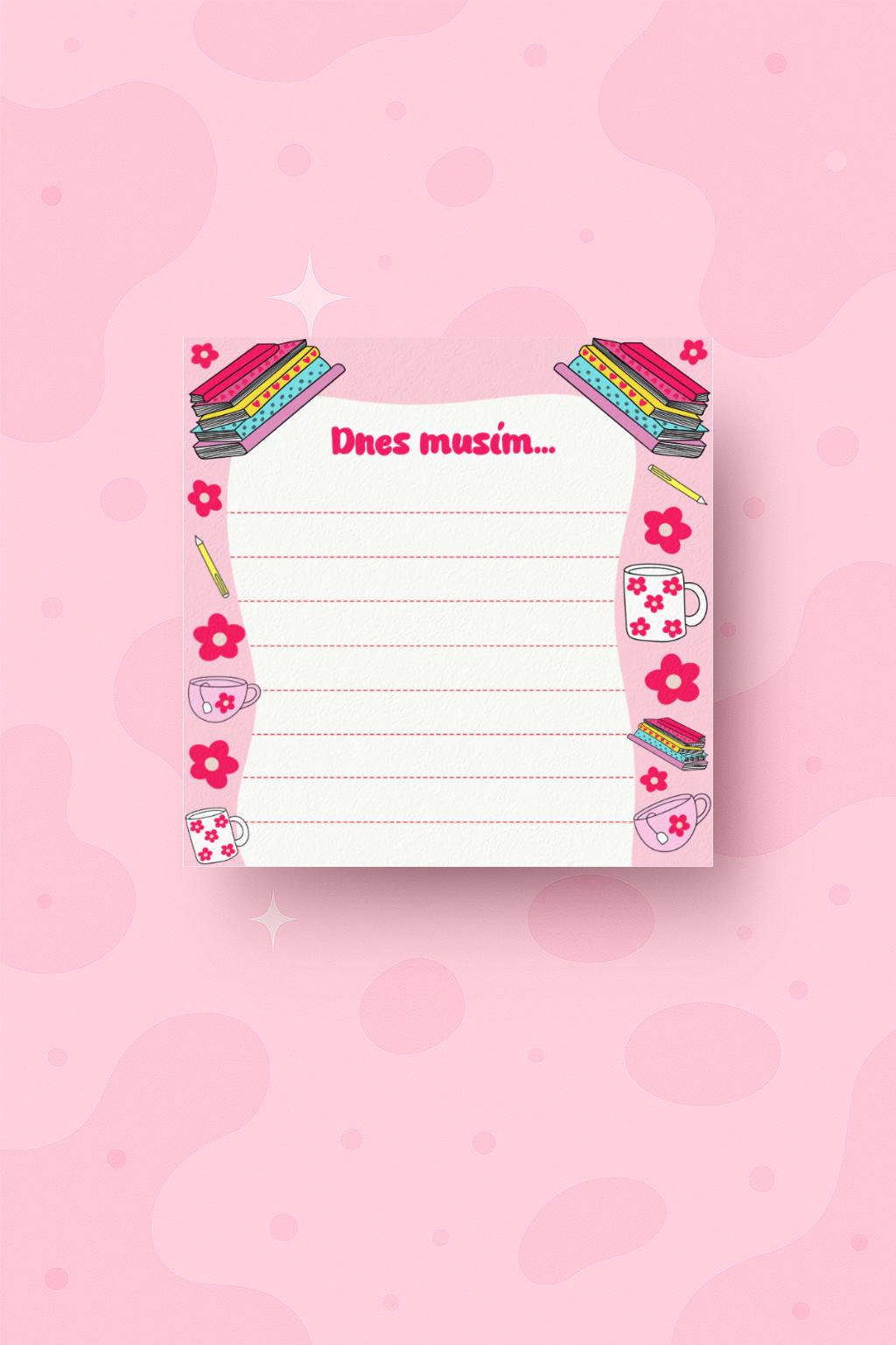 ✏️ Mini bloček se školními potřebami