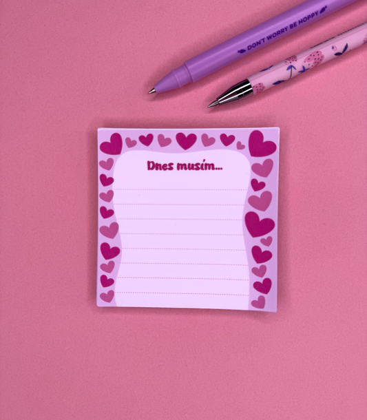 💖 Mini bloček se srdíčky