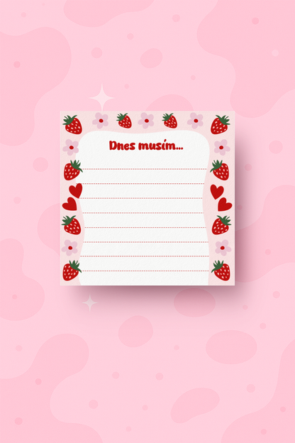 🍓 Mini bloček s jahůdkami