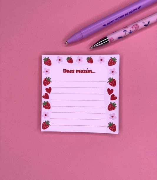 🍓 Mini bloček s jahůdkami