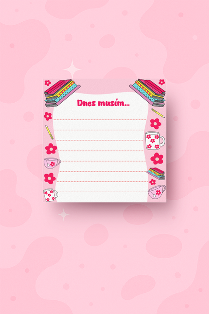 ✏️ Mini bloček se školními potřebami