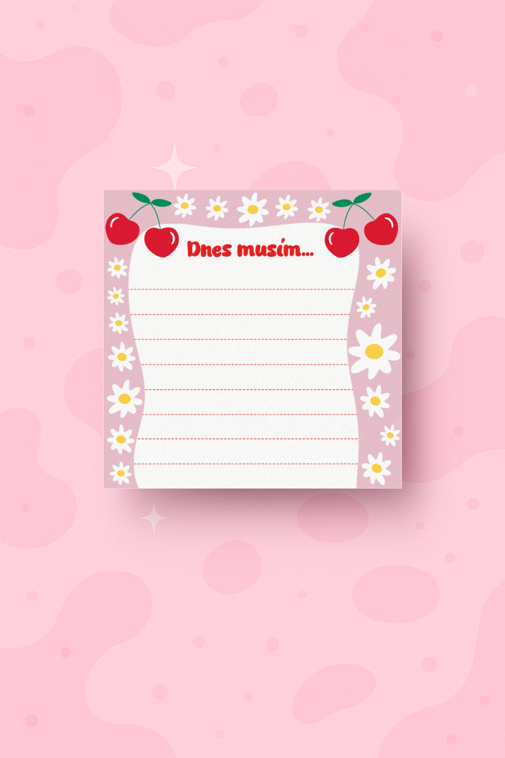 🍒 Mini bloček s třešínkami