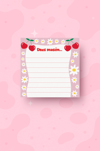 🍒 Mini bloček s třešínkami