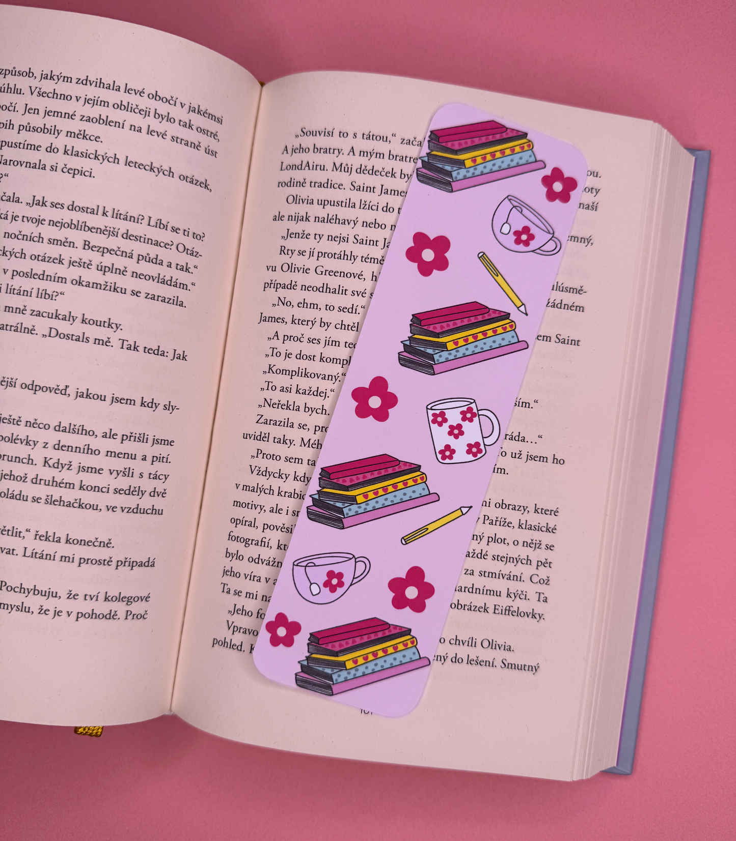✏️ Papírová záložka se školními potřebami